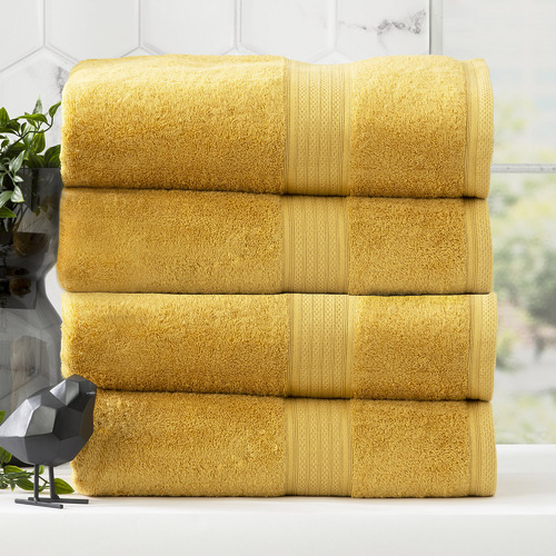 Mustard best sale colour towels